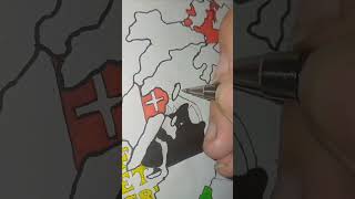 Switzerland Map - Part 9 #switzerland #flagdrawing #map #mapdrawing #swiss #schweiz #helvetia