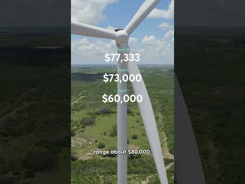 This mom of 4 is a wind turbine technician — she makes $73,000 a year