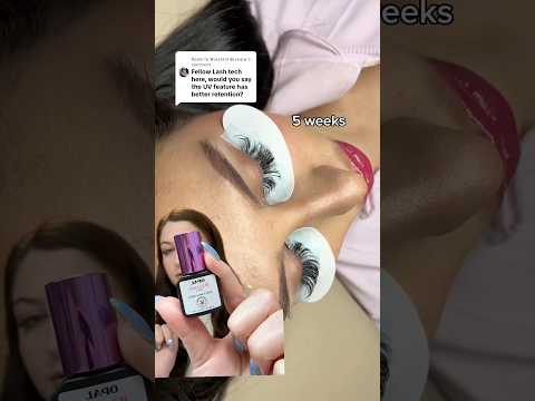 the opal uv system from lash apothecary is the best!!!! #lashextensions #uvlashes #lashretention