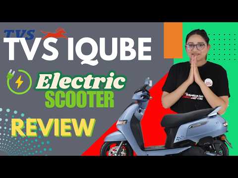 "TVS iQube Electric Scooter Full Review 🔋 | Real Range, Features & Performance Test!"