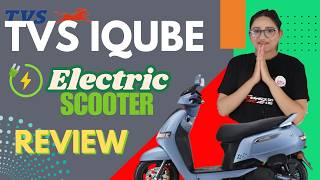 "TVS iQube Electric Scooter Full Review 🔋 | Real Range, Features & Performance Test!"