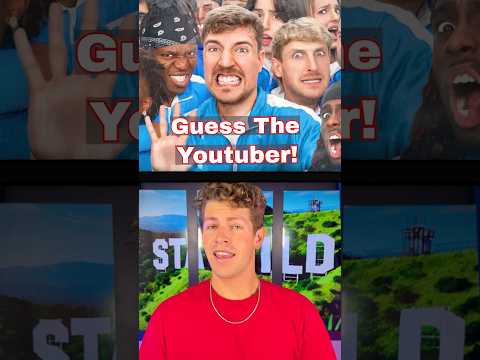 Guess The YouTuber Challenge!🤔