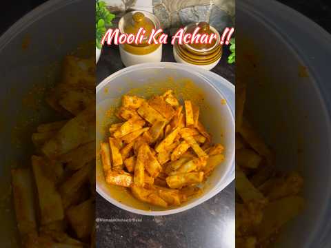 Chatpata Mooli Ka Achar | Instant Mooli Pickle Recipe | Spicy & Tangy Winter Special 😋🌶️ #shorts