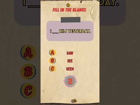 Fill in the blanks quiz #fillintheblanks #grammar #englishvocabulary #englishquiz #quiz #challenge