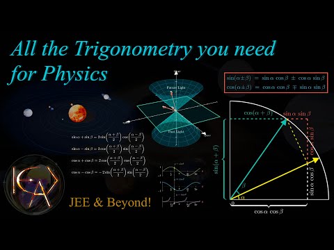 Trigonometric Identities for Physics with Visual Proofs | Mathematical Essentials Part 1 | JEE