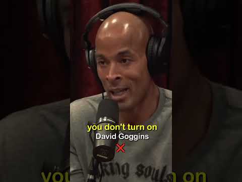 Have you HEARD why DAVID GOGGINS doesn't speak about GOOD TIMES?😎 #shorts #joerogan #davidgoggins