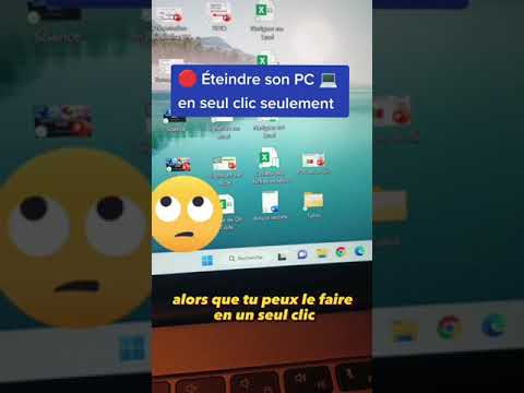 🚀Éteint ton PC en seul Clic seulement🚀 #foryou #fypシ #windows11 #viral #tiktok #windows10 #windows
