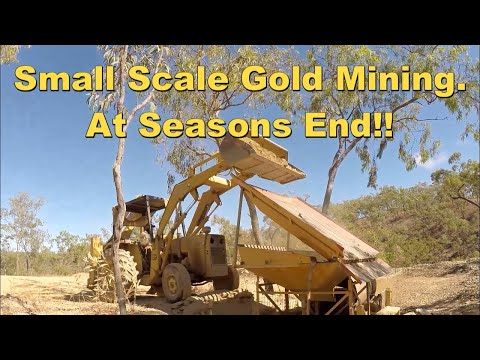 Small Scale Gold Mining. At Seasons End!