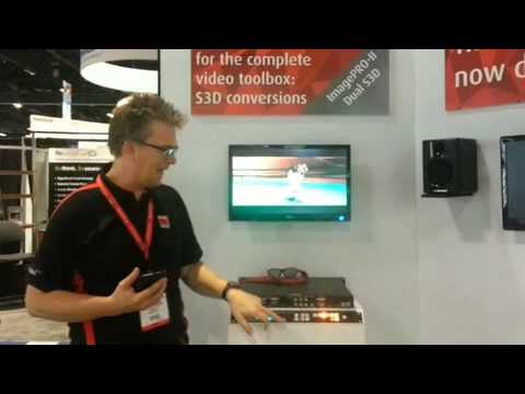 ImagePRO II Stereoscopic conversion Demo at Infocomm 2013