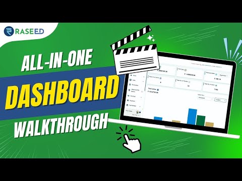 Raseed Dashboard Demo | Invoicing, Accounting, POS, Inventory & Billing Software Tutorial