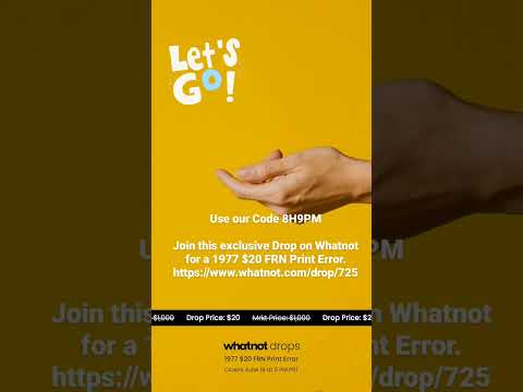 Win big with new Whatnot Drop! #coins #money