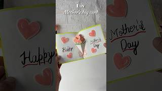 DIY Mother’s Day Card idea #shorts #diy #craft #handmade #youtubeshorts