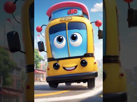 🎵 Hop On the School Bus! | Fun 3D School Song for Kids | Clap, Jump & Learn!