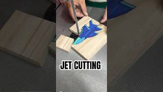 Jet cutting from wood Diy 🪵✈️ #woodworking #wooddiy #wood #woodtoys #woodlove #woodart #woodcraft