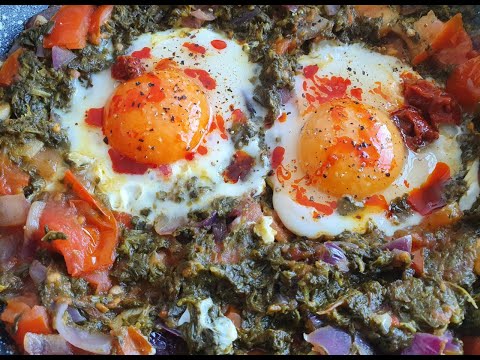 My Tomato & Spinach Shakshuka