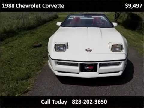 1988 Chevrolet Corvette Used Cars Weaverville NC