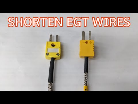 HOW TO: Shorten EGT Probe Sensor Cable Wire