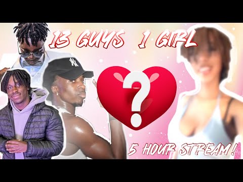 FIRST E-DATE!! 13 GUYS COMPETE FOR 1 GIRL (October 1st, 2022 Stream)
