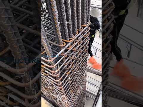 Mastering Column Reinforcement://#civilengineering #shorts #viralshorts #structurexpvtltd