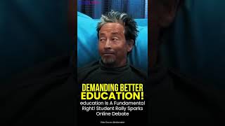 #education Is a #fundamental #right #student Rally Sparks Online #debate 💥 #sonamwangchuk #viralnews