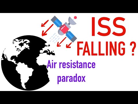 How air drag makes you go faster ? Satellite' s paradox & ISS boost.