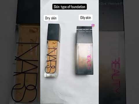 Skin types of foundation