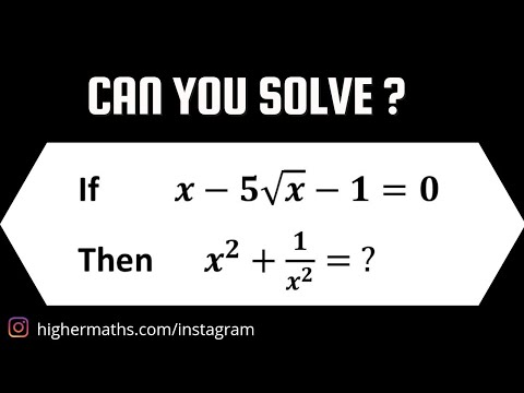 Can You Solve ?
