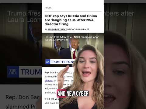 Trump fires NSA director 😬😬😬