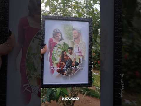 Couples Frame Design🌸😢ചെയ്തതിൽ ആദ്യമായി പൊട്ടി പോയ ഒരു ഫ്രെയിം ആണ് #couplegoals #coupleframe