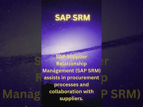 SAP SRM