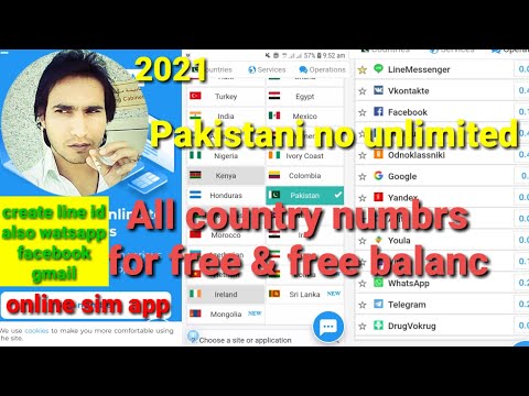 Free virtual phone number 2021 - pakistani real number usa number for gmail & whatsapp & line id