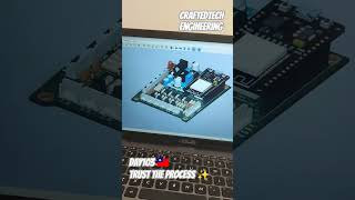 Day103 🇹🇼 Trust The Process ✨#CraftedTech #TechSolutions  #innovation #pcblayout #ElectronicsDesign