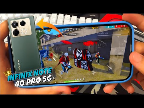 Infinix Note 40 Pro 5G Gaming Test 🥵 | Free Fire Gameplay Infinix Note 40 ⚡| Free Fire Highlights 🔥