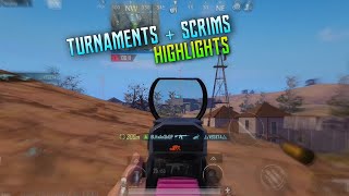 TURNAMENTS SCRIMS HIGHLIGHTS / Android Gameplay in Hard Lobby matches / #bgmi #montage  / AD4RSh OP