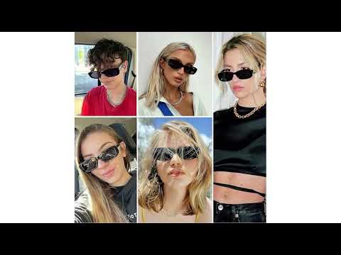 Square sunglasses package for women and men