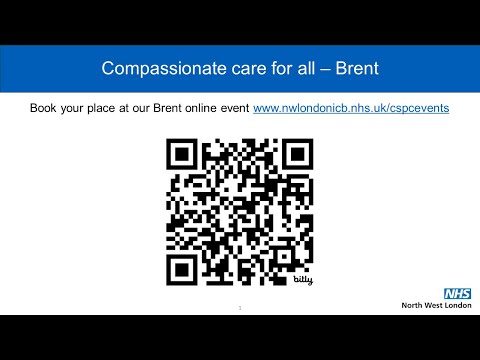 Compassionate care for all - Brent online consultation event invitation