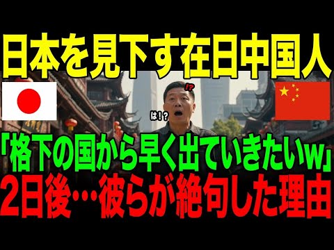 【海外の反応】「格下の国から早く出ていきたい！」日本を見下す在日中国人たち。→2日後…彼らが絶句した理由