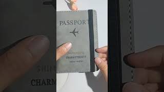 Leather RFID Blocking Passport Cover