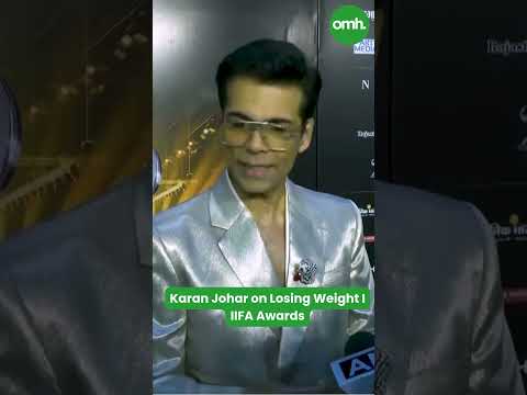 Karan Johar on Losing Weight I IIFA Awards I Celebrity Fitness I OnlyMyHealth