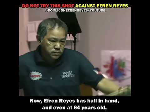 DO NOT TRY A SHOT LIKE THIS AGAINST EFREN REYES