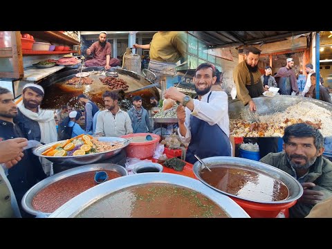 Afghans Most Famous Street food  | Uzbaki Pulao street food | Iftar Preparation