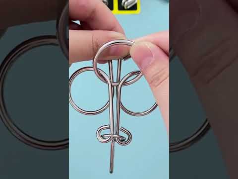 Butterfly Wire Ring Puzzle #puzzle #puzzlesolving #shorts