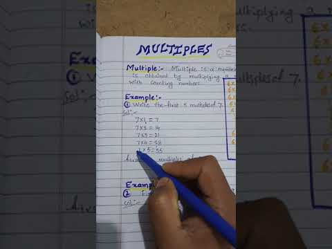 Definition of multiples