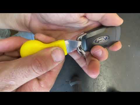 replace battery on a Ford car key! #shorts