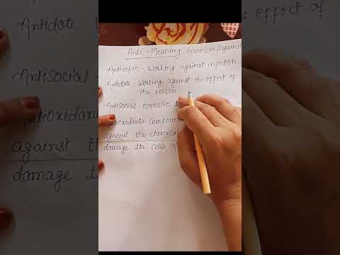 root words anti means "opposite" previous year question ssc CGL question #YouTube shorts #shorts