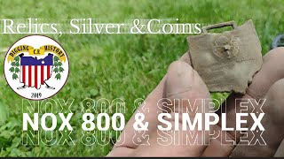 1865 Property. Relics, Silver and Coins. Metal Detecting Ohio W Nox 800 & Simplex.  Jason had a day!