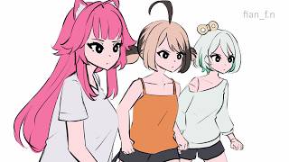 【Hololive Animation】Justice Lights Off Game