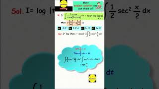 Most easiest solution one can think of! #jeemains #cbseclass12 #indefinite_integral #mathstricks
