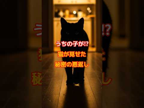 【不思議】秘密の恩返しをする猫の話#都市伝説 #怖い話 #猫