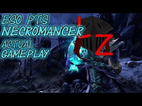 ESO| Necromancer First Look| Insane Burst| RIP DizzySwing and Carve